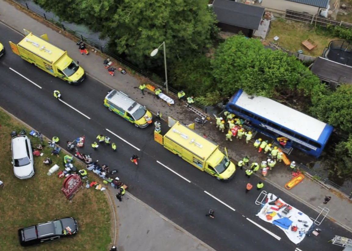 Bishopstoke Bus Crash: Nearly 20 Children Injured as Double-Decker Plunges Into River