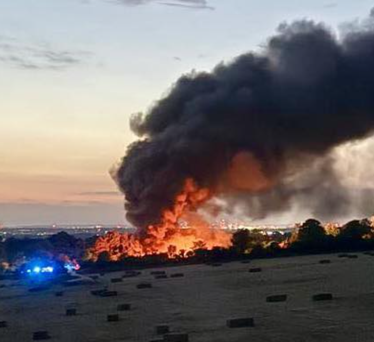 Epsom Lorry Yard Fire Believed to Be Arson, Police Launch Investigation