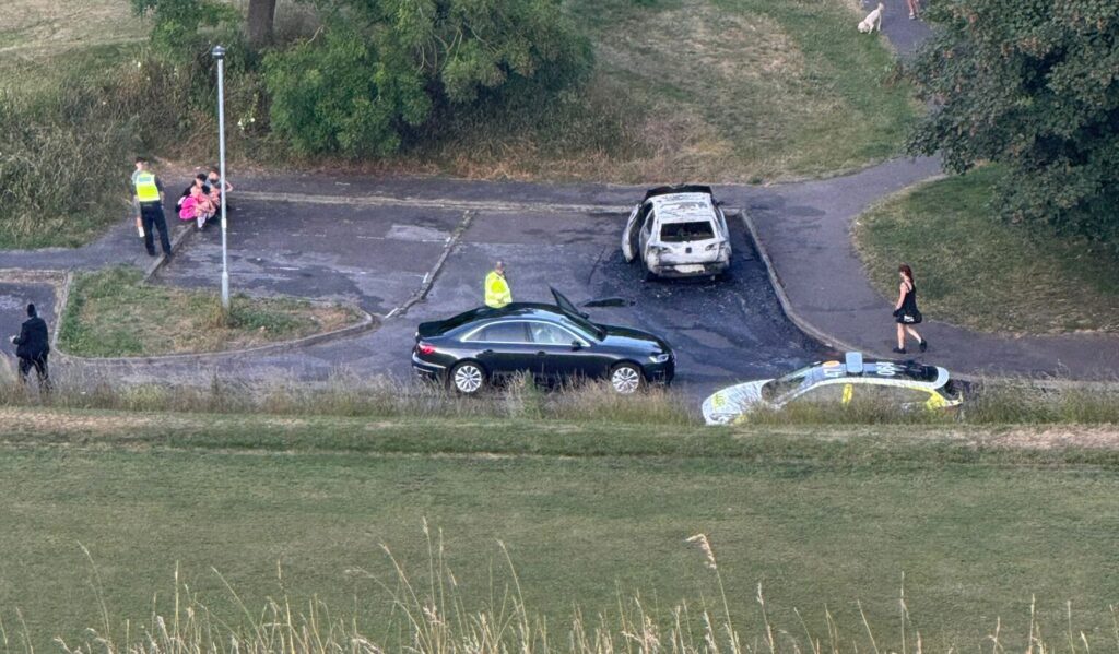 Police Probe Bamford Close Fight and Car Fire in Brighton